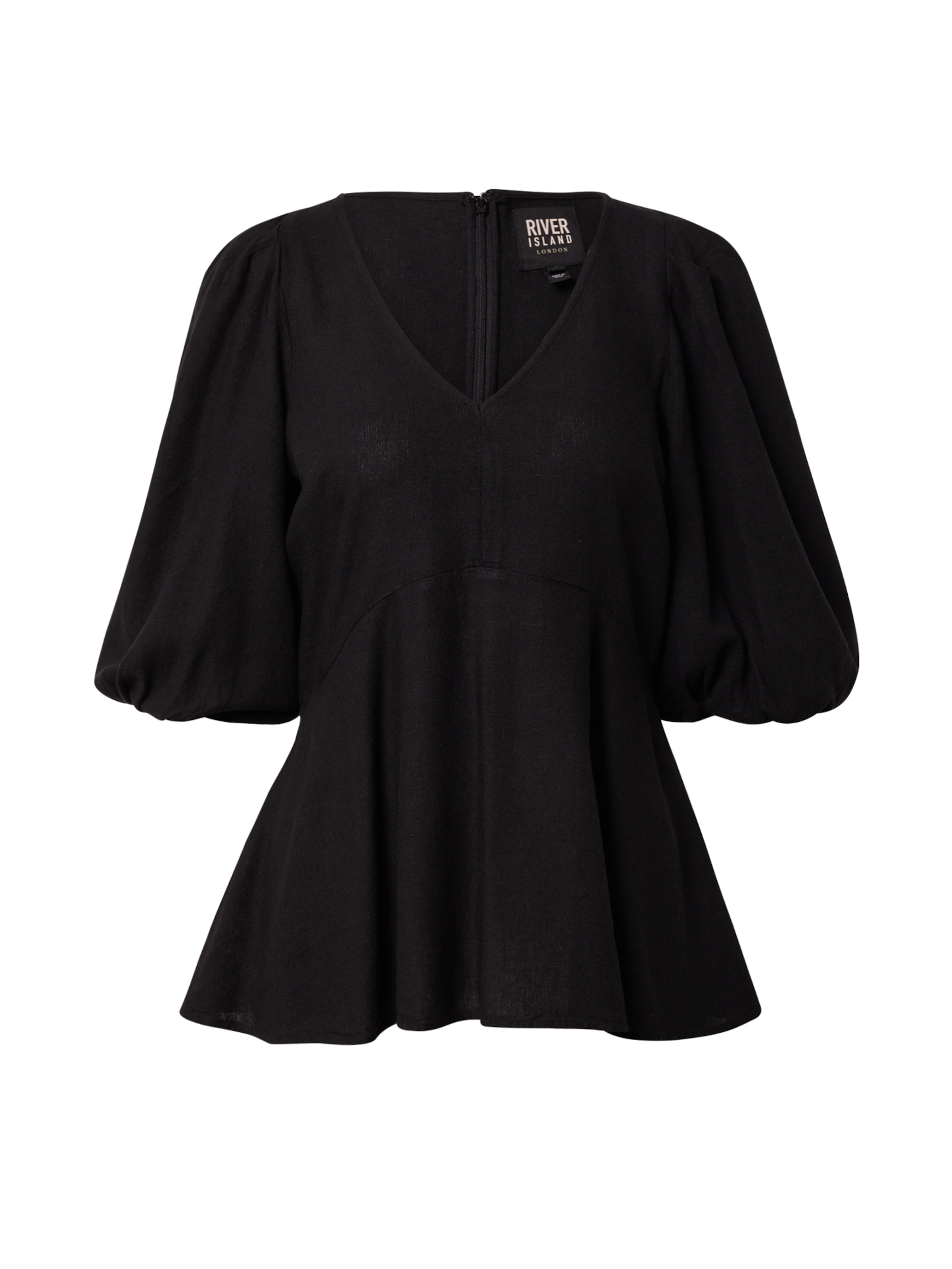 Camicia da donna di River Island in nero: frontale