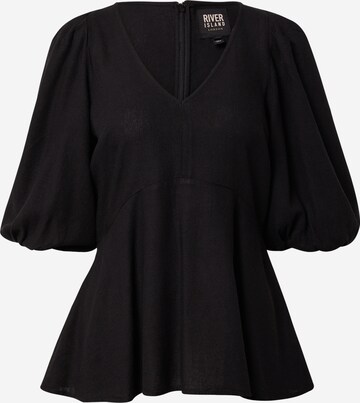 River Island Bluse in Schwarz: predná strana