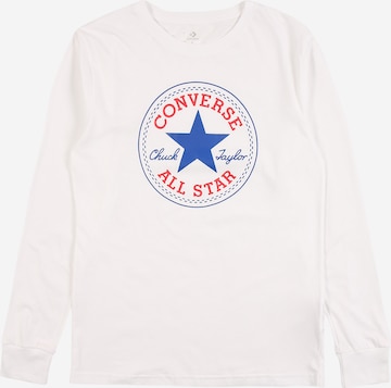 CONVERSE Shirt in Weiß: front