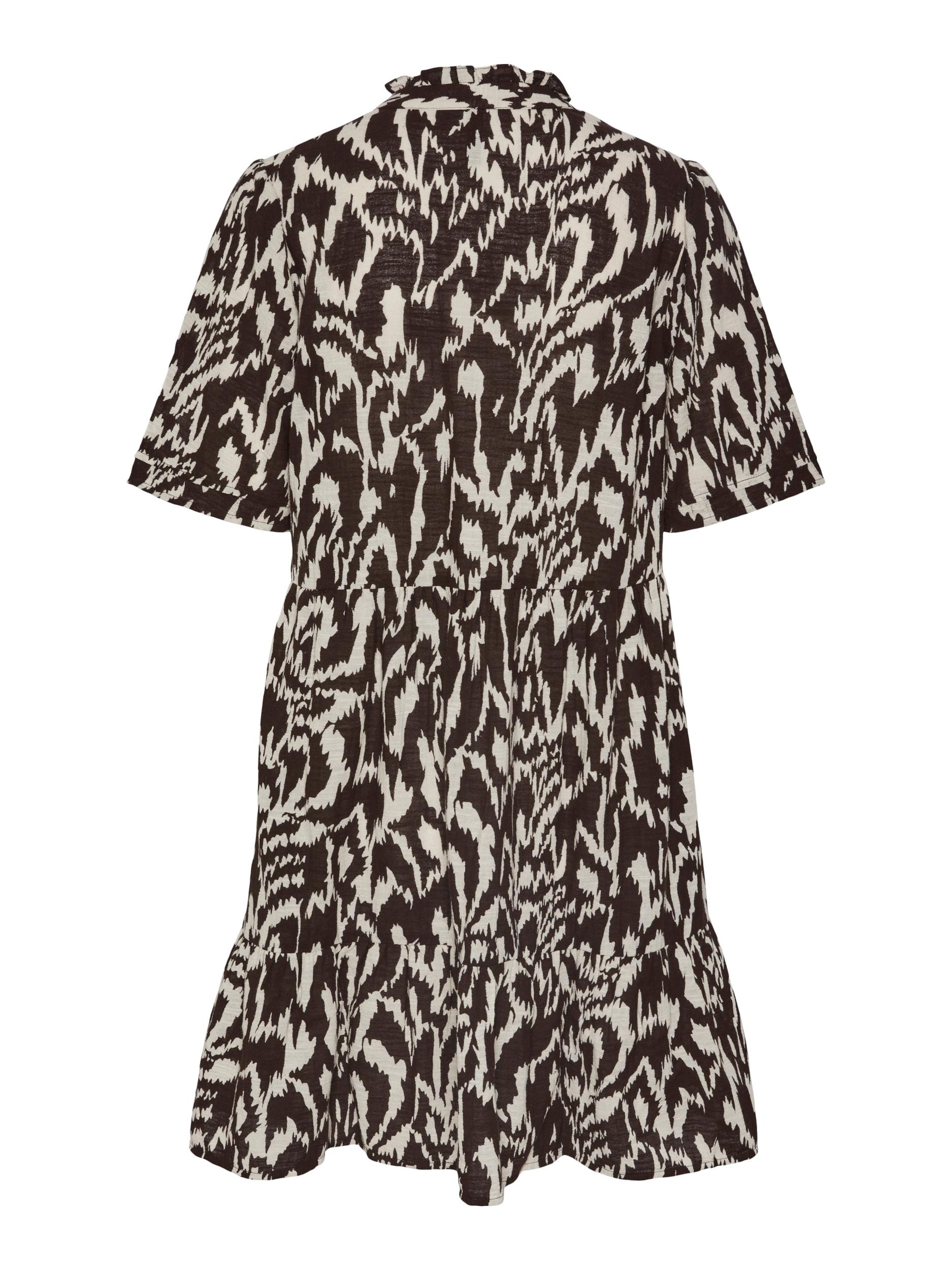 PIECES Summer Dress 'JEANITA' in Brown