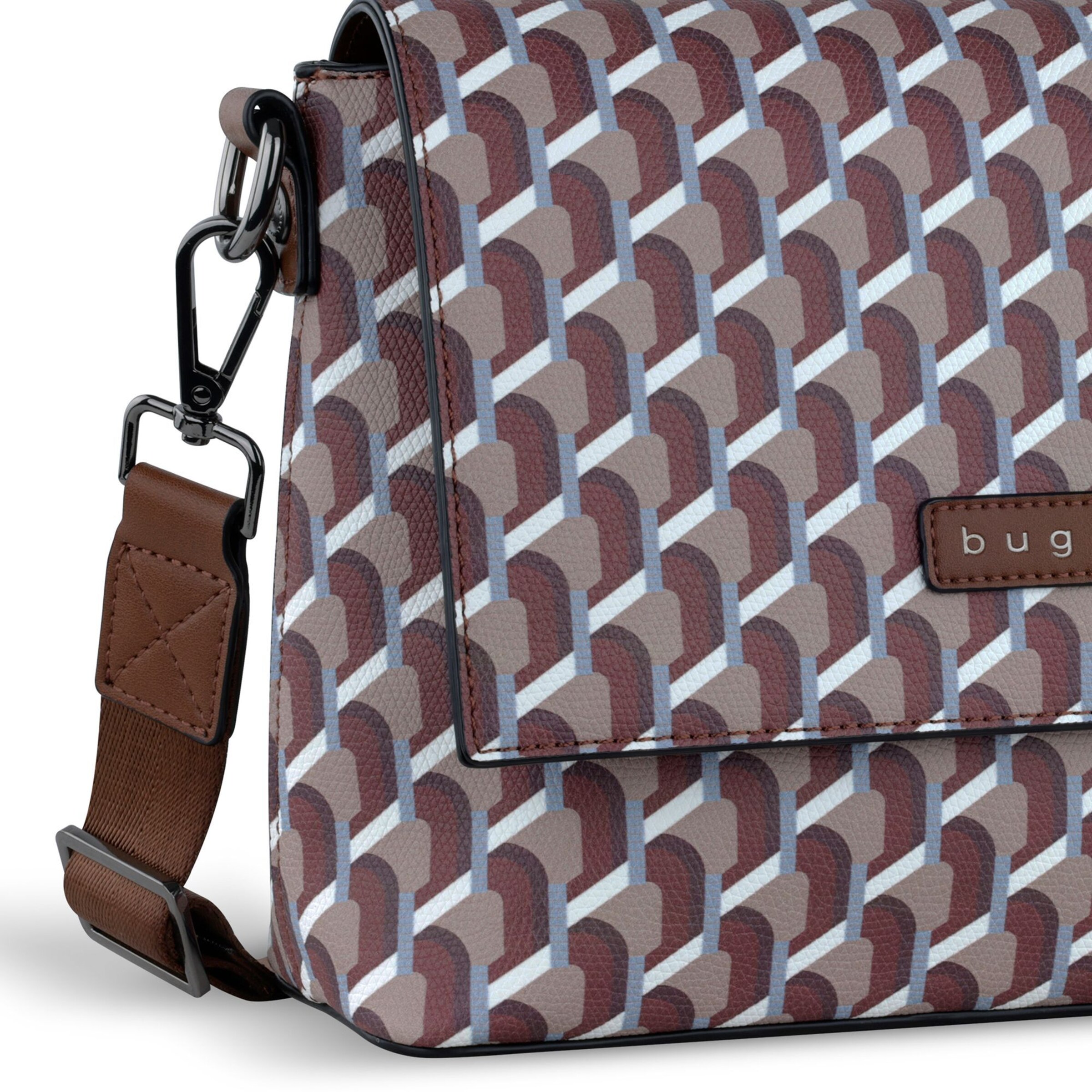 bugatti Schoudertas in Bruin