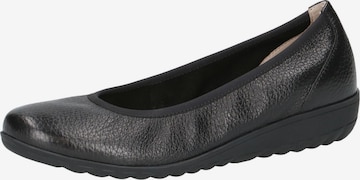 CAPRICE Ballerina in Schwarz: Vorderseite