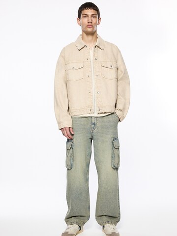 Pull&Bear Loose fit Cargo jeans in Blue