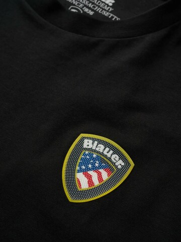 T-Shirt 'BLAUER FAXON T-SHIRT T-SHIRT' Blauer en noir