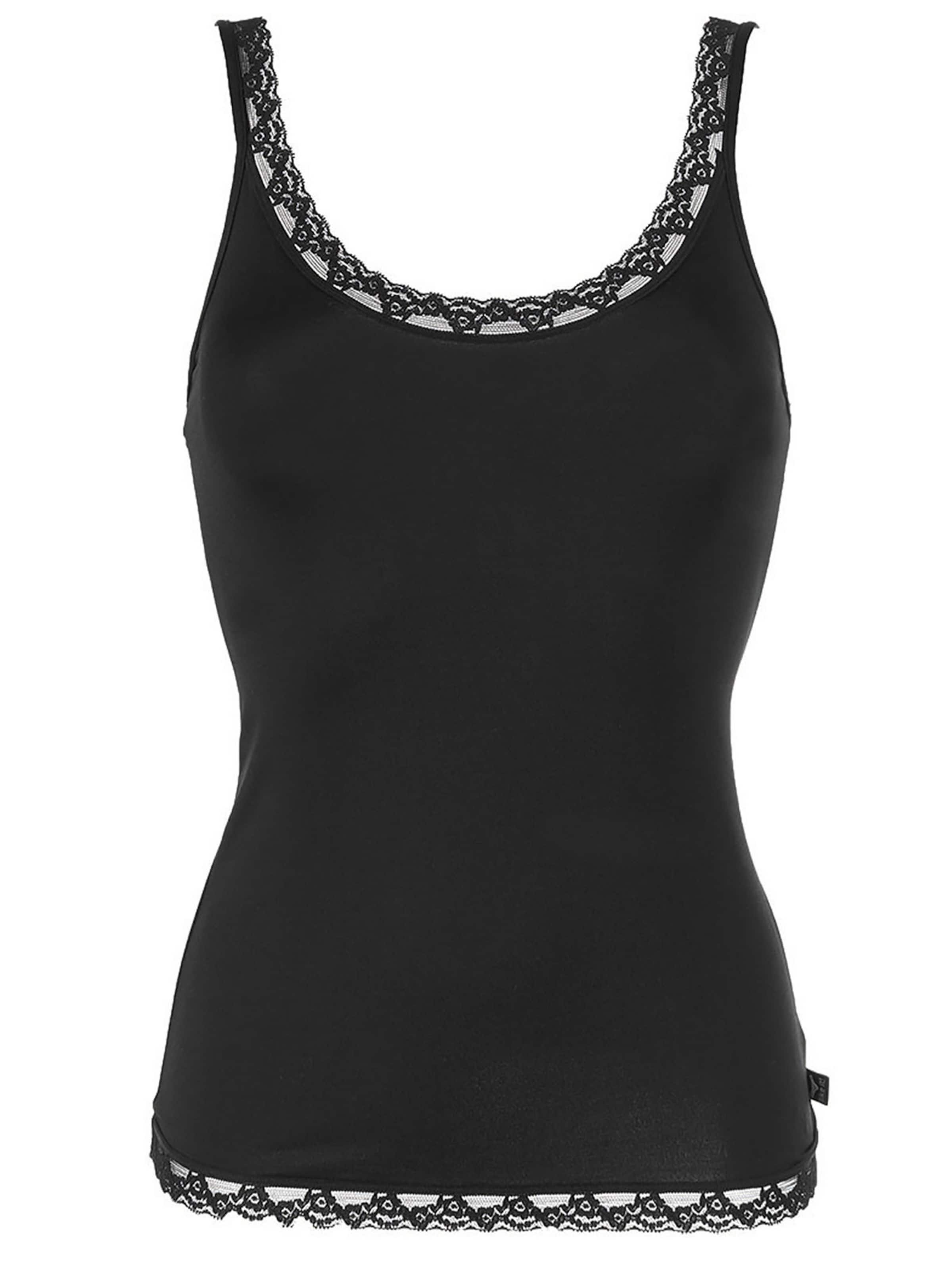 like it! Undershirt 'Olivia' in Black: front