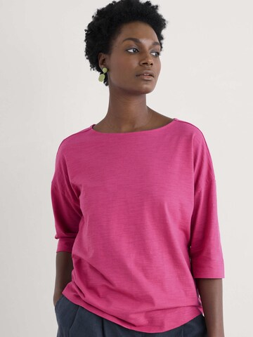 T-shirt 'Tremayne Quay' Seasalt Cornwall en rose : devant