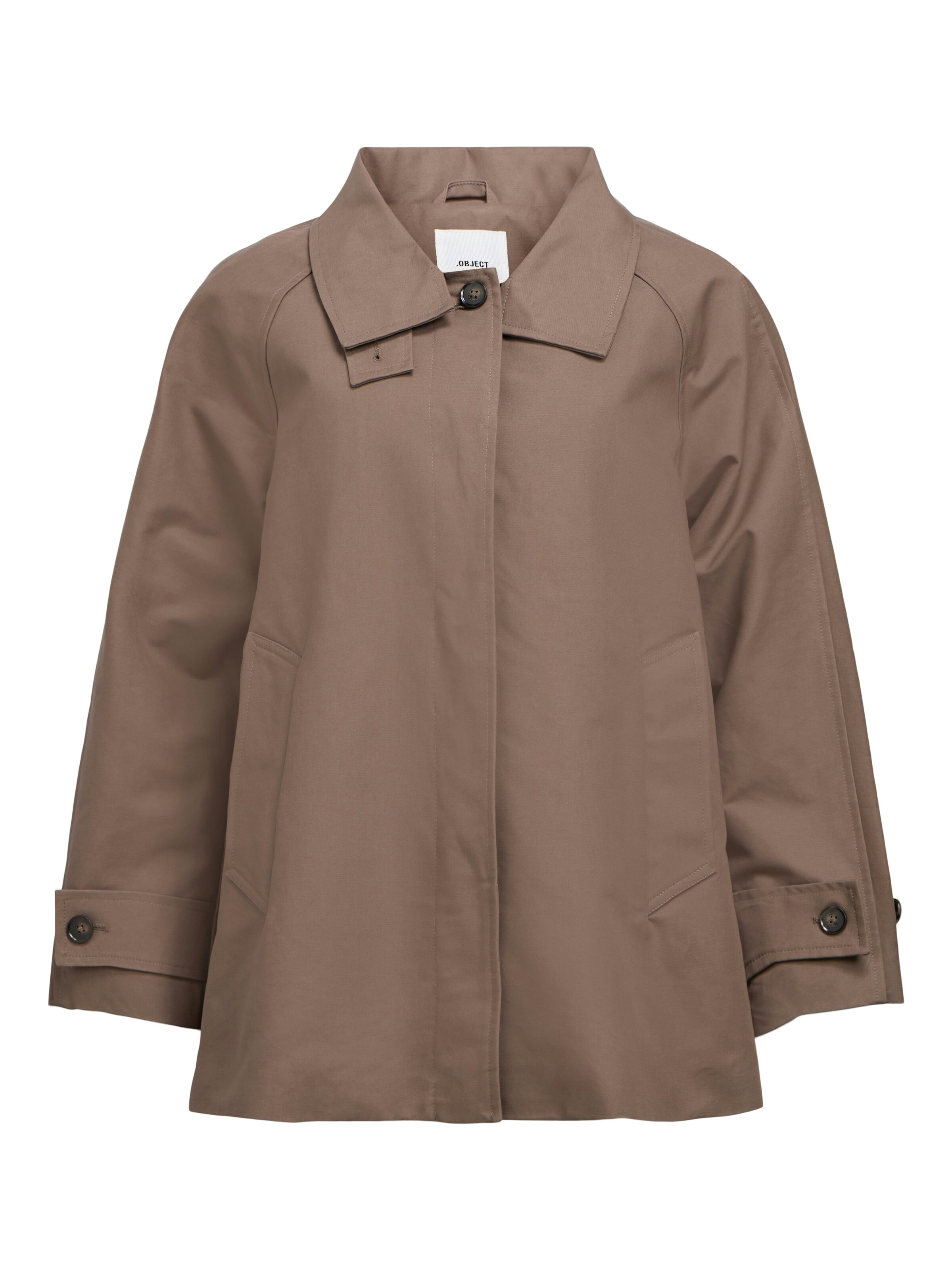 OBJECT Tussenjas 'OBJPearl' in Bruin: voorkant