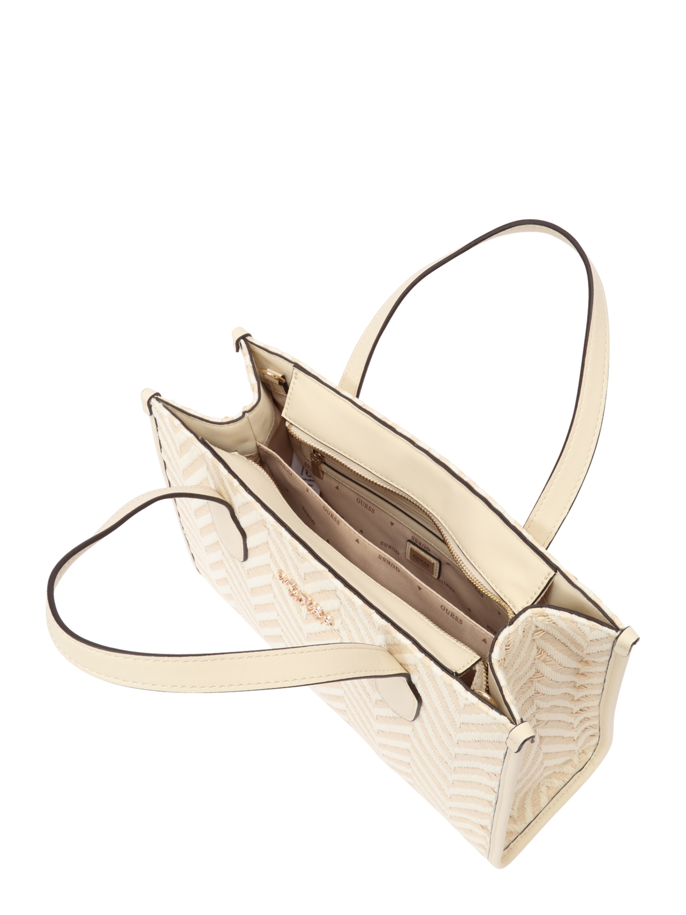 GUESS Käekott 'Silvana 2', värv valge