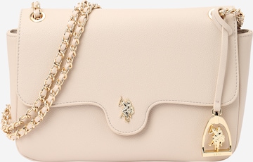 Borsa a tracolla 'Jones' di U.S. POLO ASSN. in beige: frontale