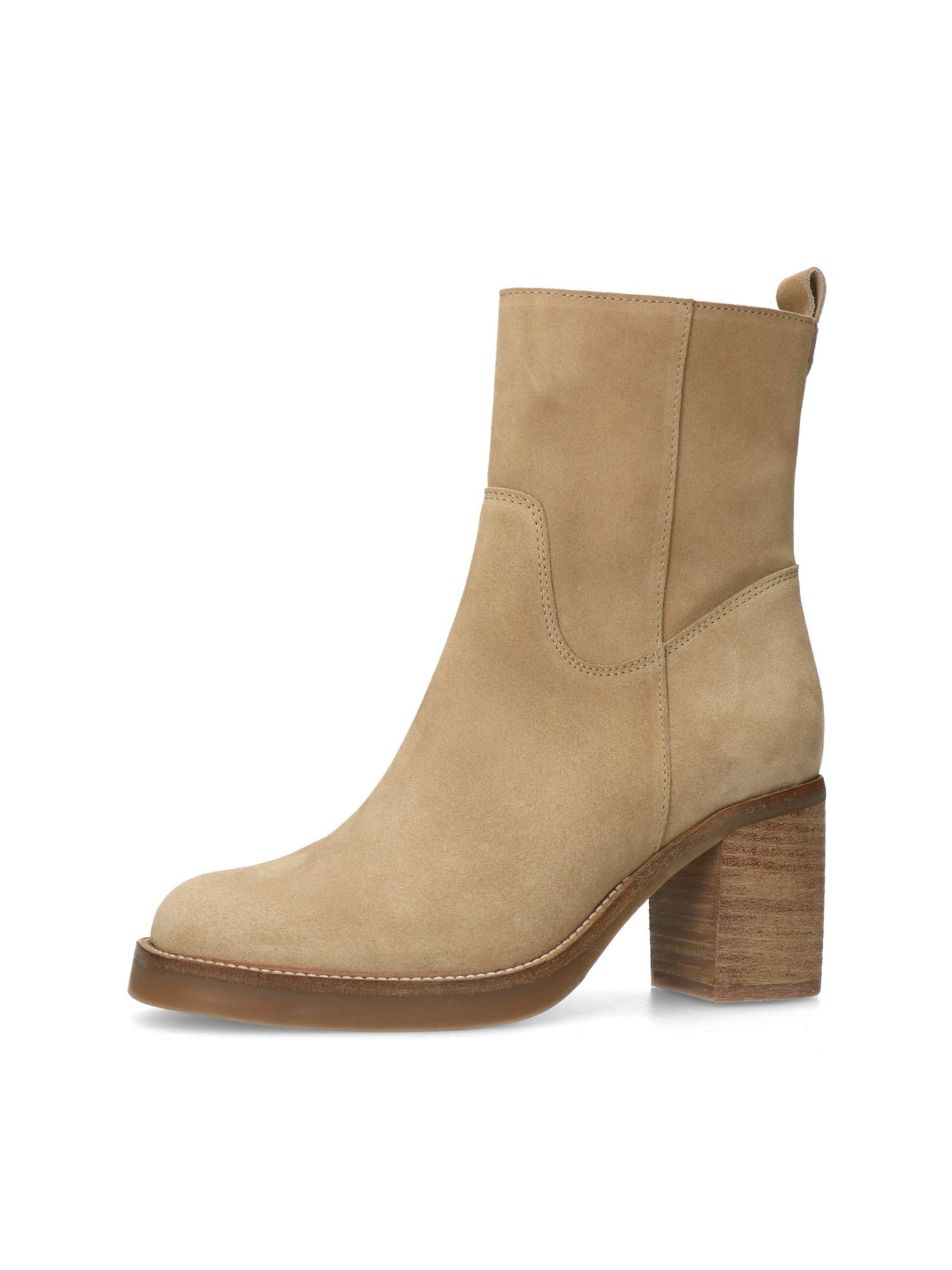 MANFIELD Stiefelette in Beige: Vorderseite