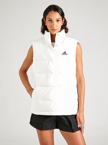 ADIDAS SPORTSWEAR Sportbodywarmer 'Helionic' in Wit: voorkant