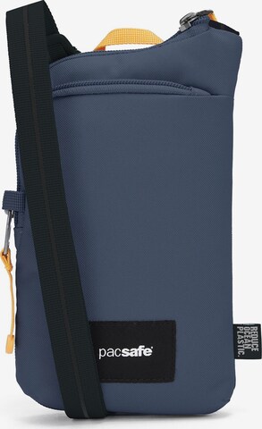 Sac à bandoulière Pacsafe en bleu : devant