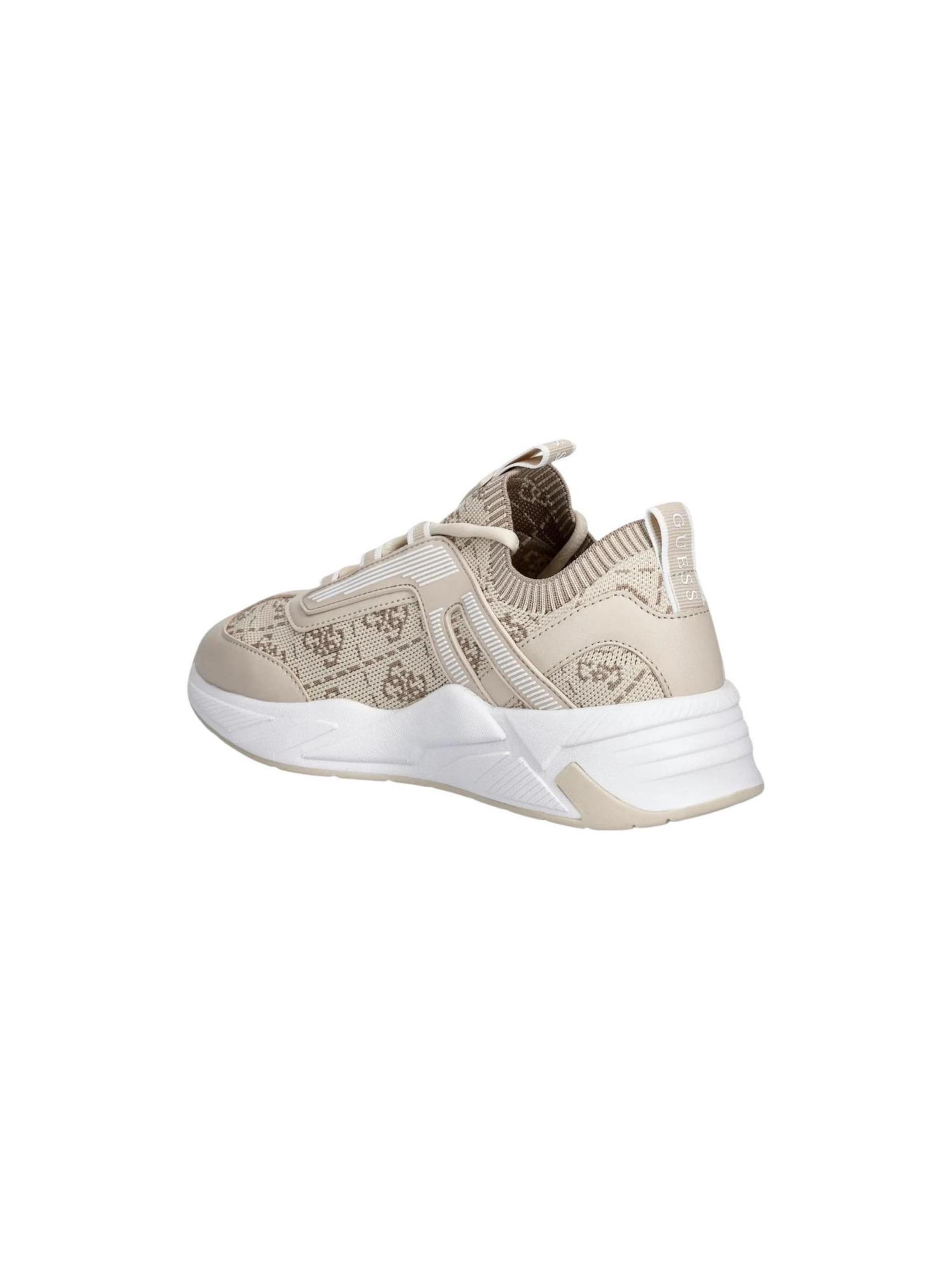 Sneaker bassa 'GENGA FLPGEN FAM12' di GUESS in beige