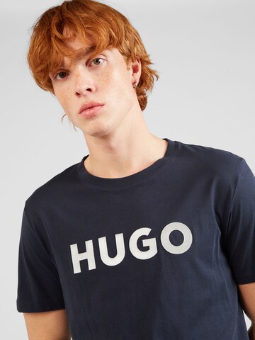 T-Shirt 'Dulivio' HUGO en bleu
