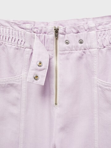 Regular Pantalon 'Camila' MANGO en violet