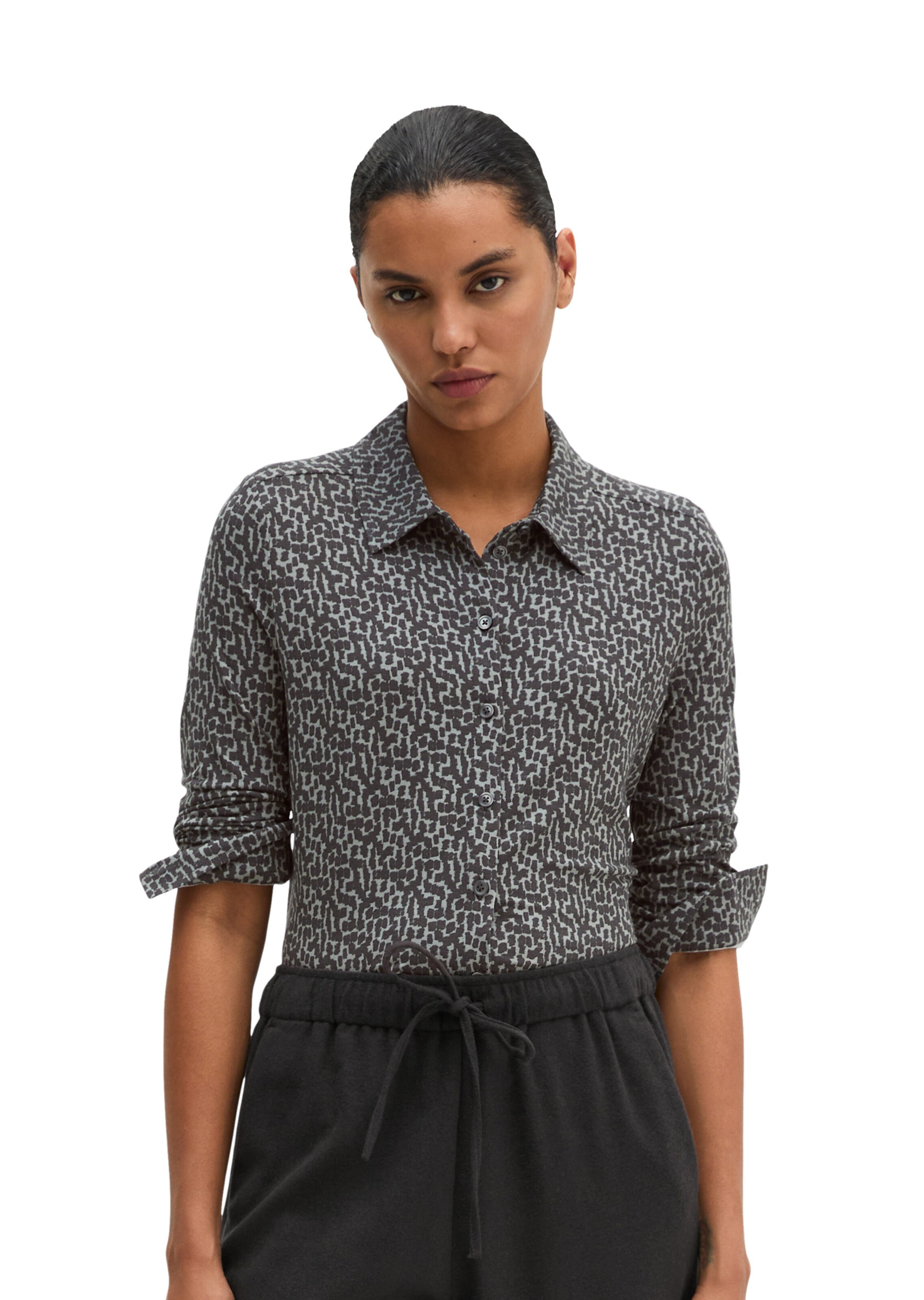 Marc O'Polo Bluse in Grün: Vorderseite