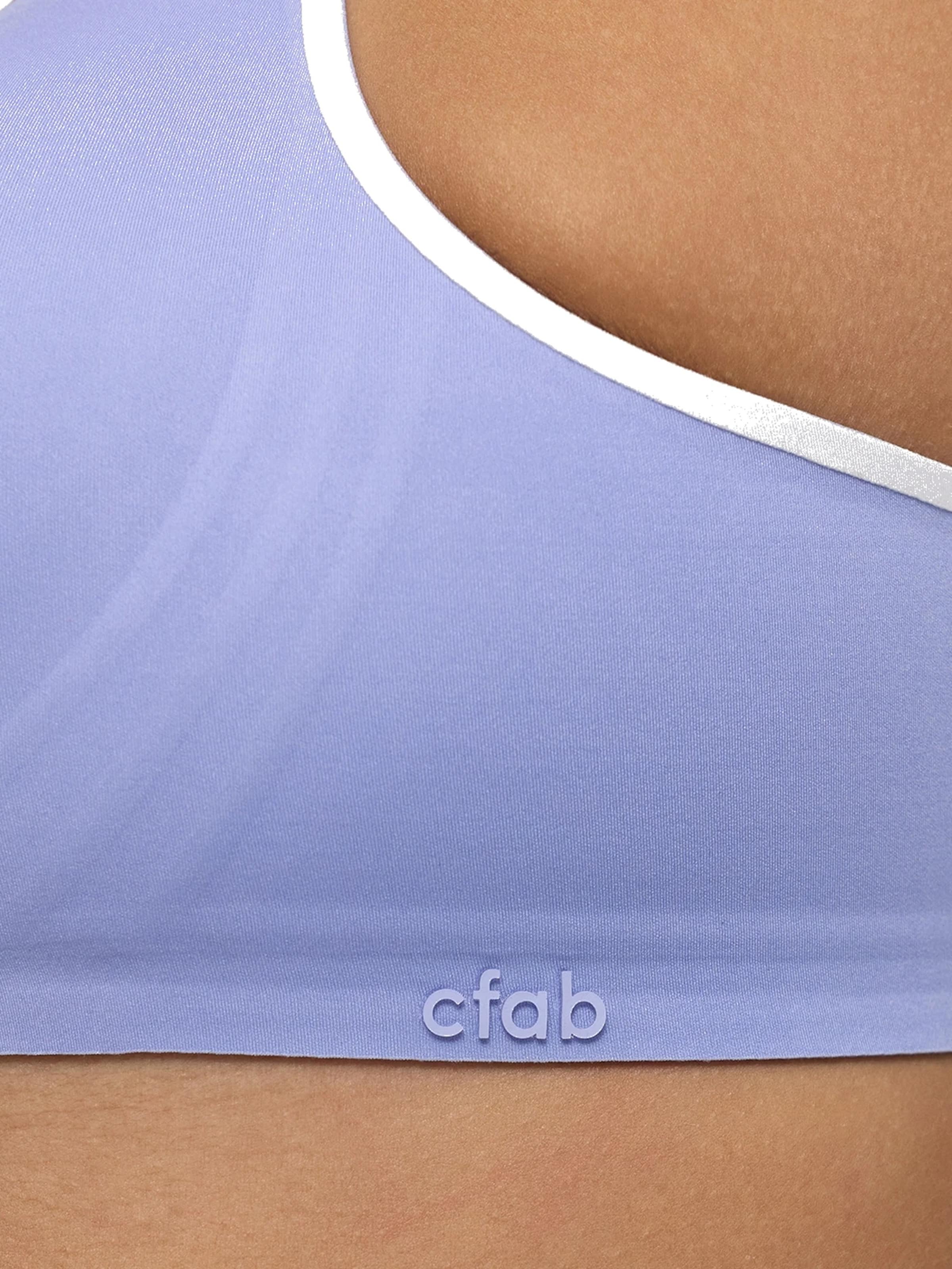 cfab (formerly creamy fabrics) Push-up Behå 'Lined Comfort Push-Up BH' i lila