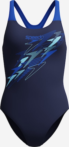 SPEEDO Active Swimsuit in Blue: front