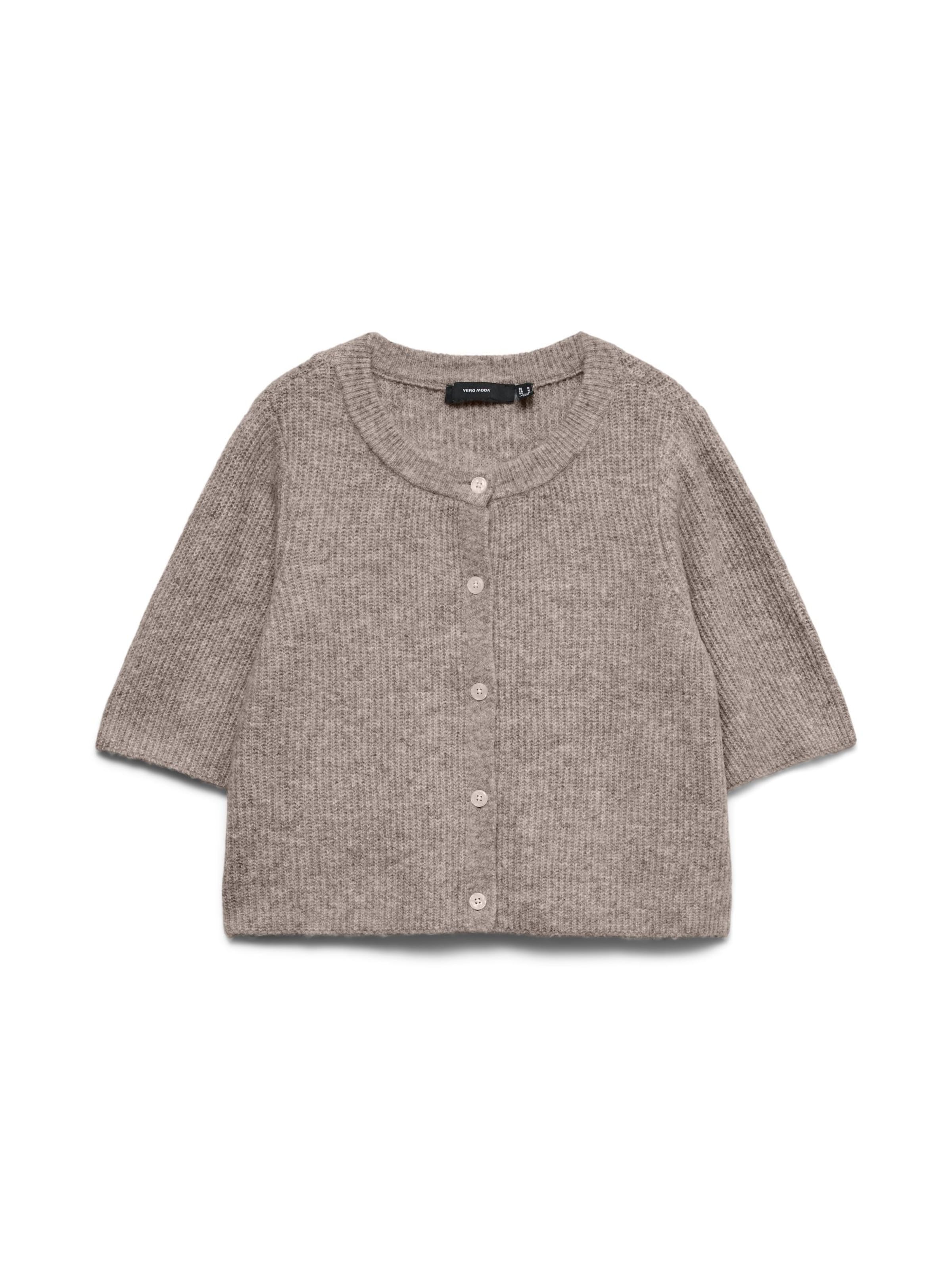 VERO MODA Cardigan 'VMSoffe' i grå: forside