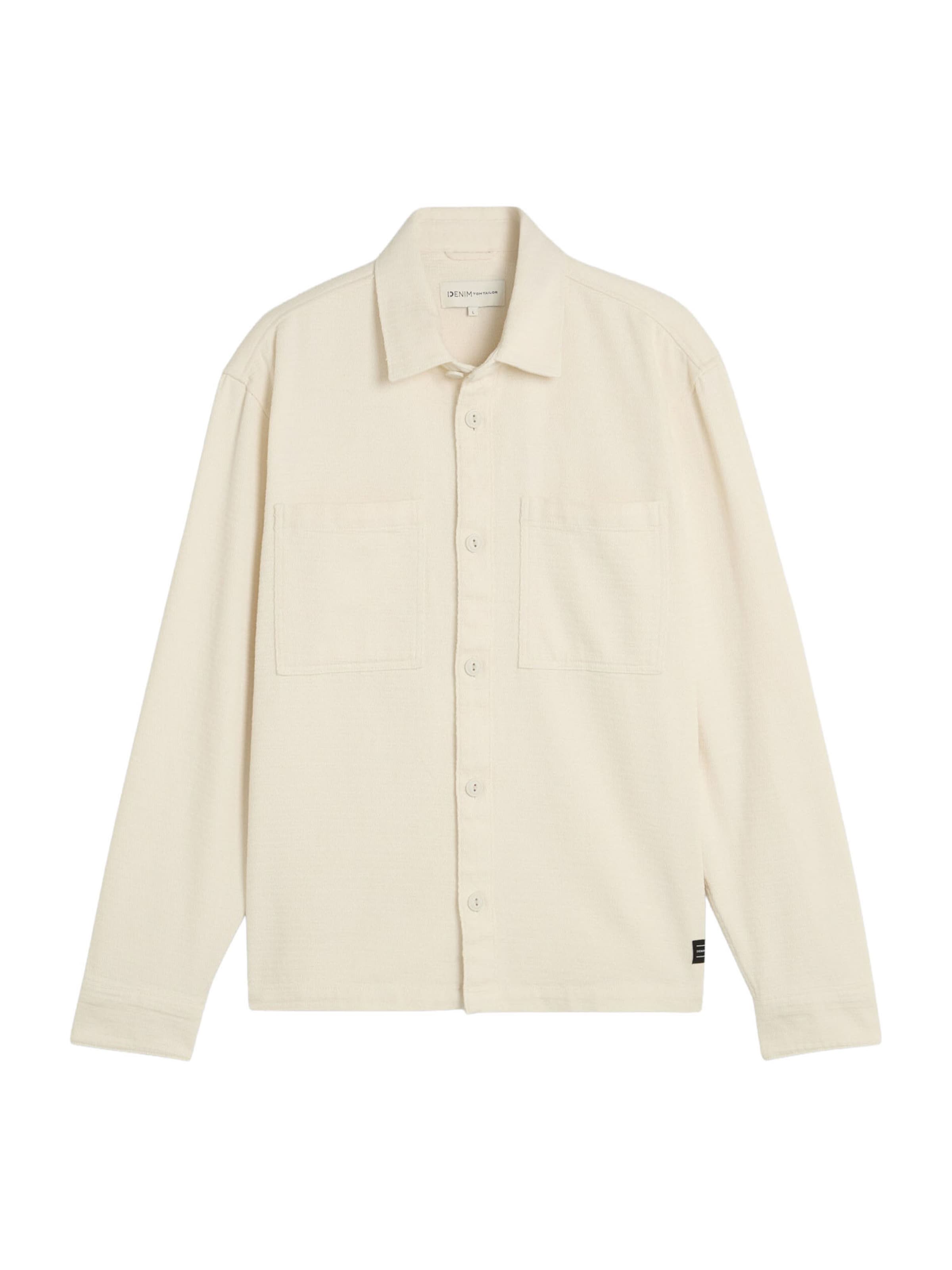 TOM TAILOR DENIM Chemise en XS en blanc cassé, Vue avec produit