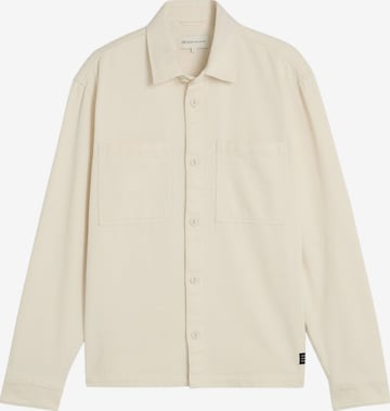 Coupe regular Chemise TOM TAILOR DENIM en blanc : devant