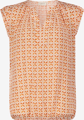 Cartoon Blouse in Orange: front