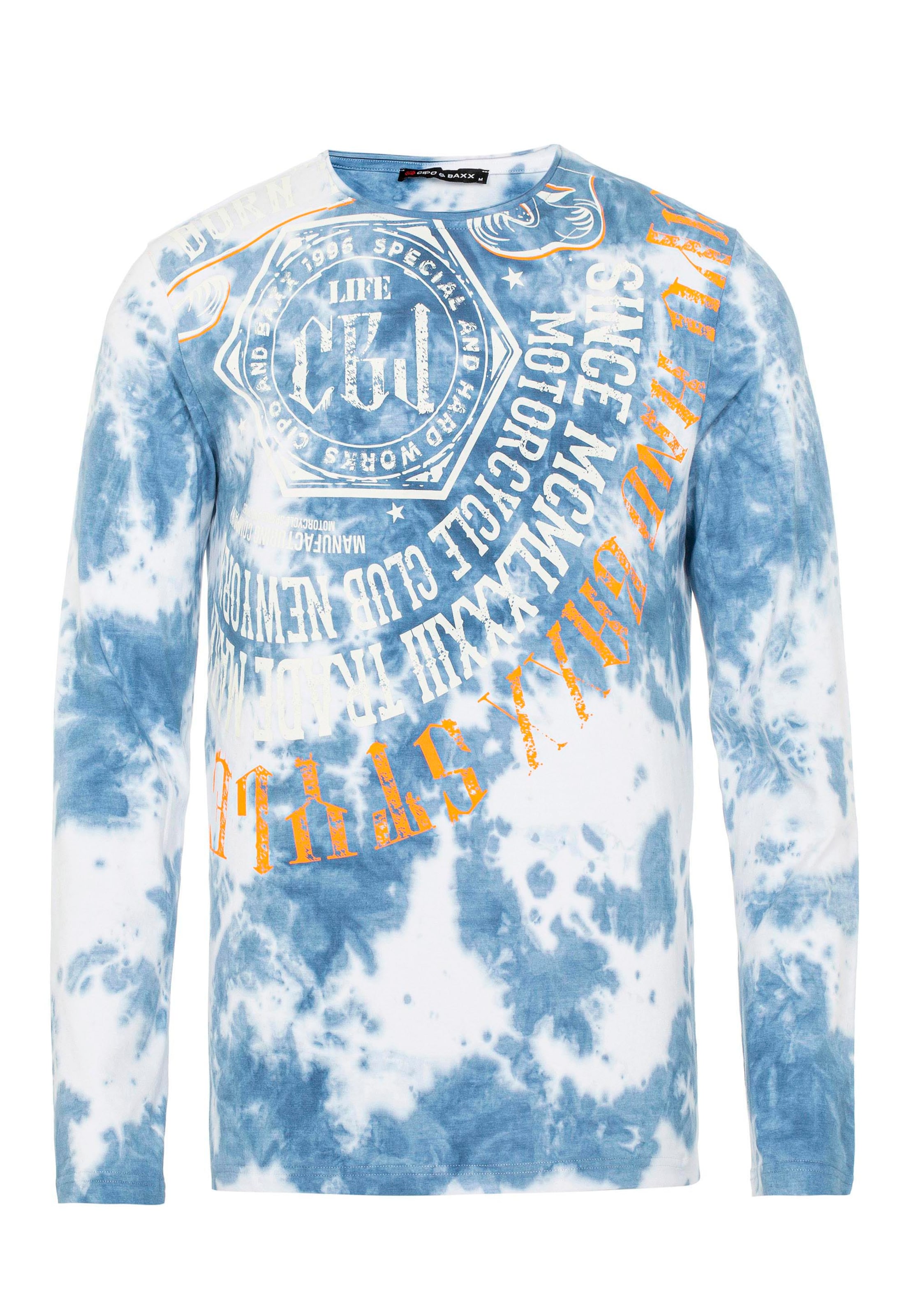 T-Shirt CIPO & BAXX en bleu : devant