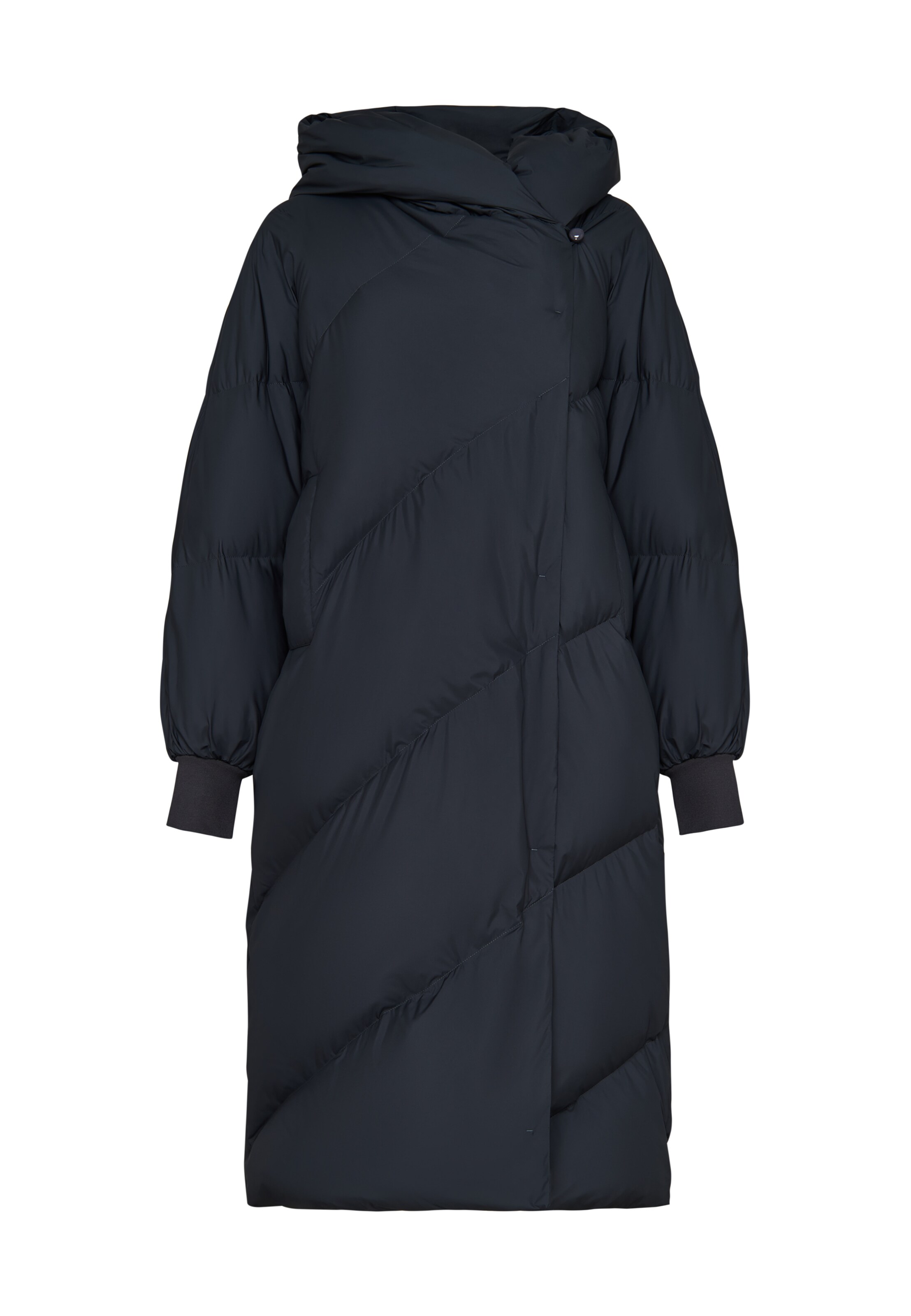 CESARE GASPARI Winter Coat in Grey: front