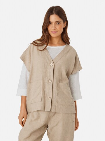 Masai Oversized Shirt 'MaIdoro' in Beige: front