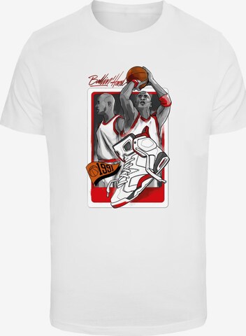 Maglietta 'Ballin Hard 1991' di MT Men in bianco: frontale