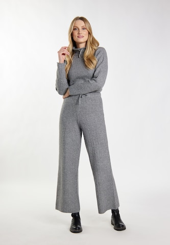 Wide Leg Pantalon DreiMaster Vintage en gris