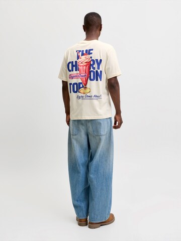 JACK & JONES Футболка 'JORRANDOM' в Белый: спереди