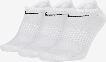 Calzino sportivo di NIKE in bianco: frontale