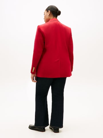 Blazer Tommy Hilfiger Curve en rouge