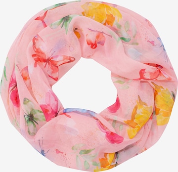 Écharpe tube Seasons of April en rose : devant