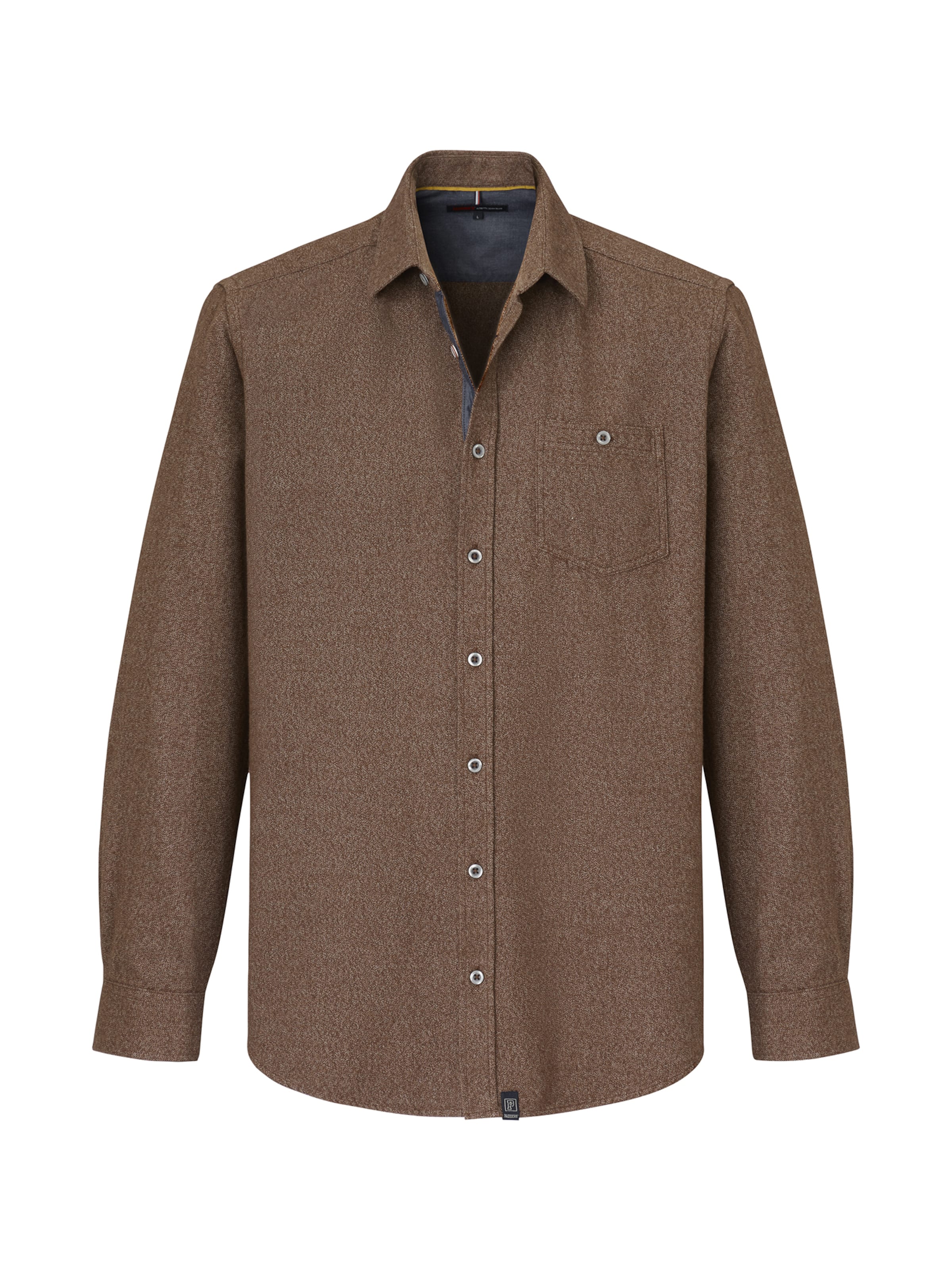 PADDOCKS Regular fit Button Up Shirt in Brown: front