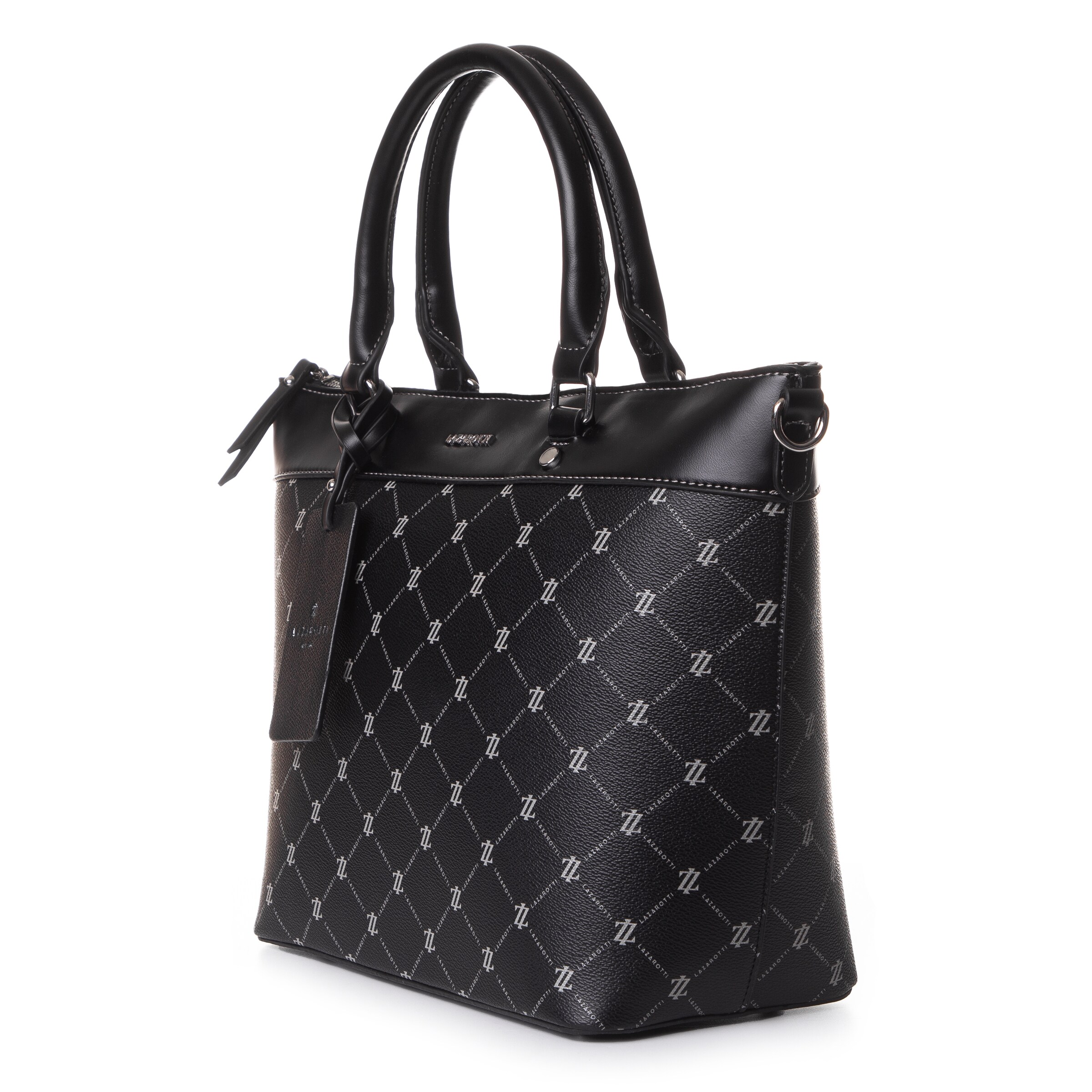 Borsa a mano 'Palermo' di Lazarotti in nero