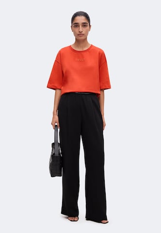 19V69 ITALIA - Camiseta talla grande 'Petonia Street' en naranja