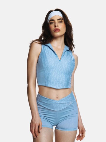 EKCENTRIK Slimfit Sporthose 'Baby Blue' in Blau