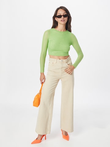 WEEKDAY Wide Leg Jeans  'Ace Summer' in Beige