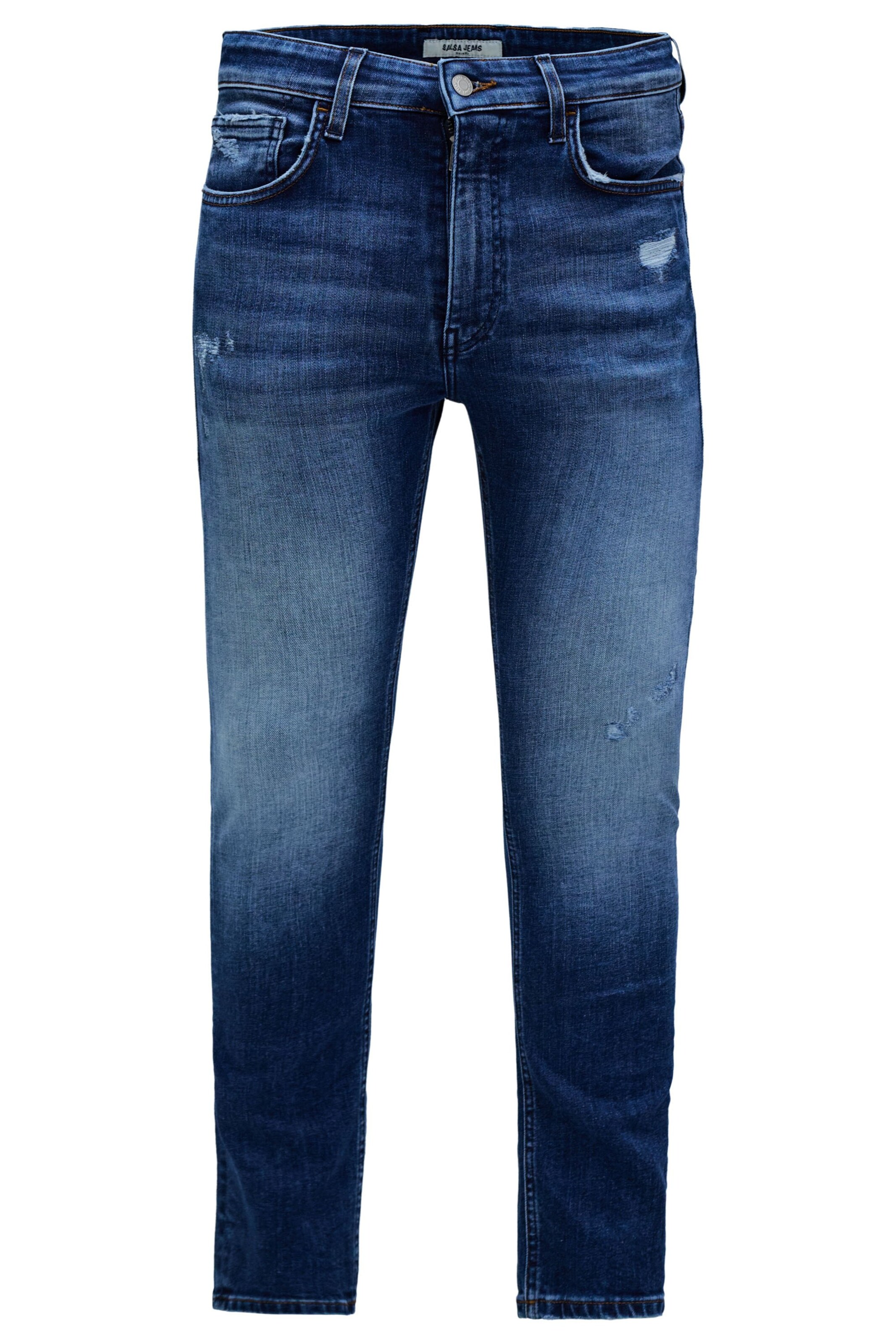 Salsa Jeans Skinny Jeans in Blauw: voorkant