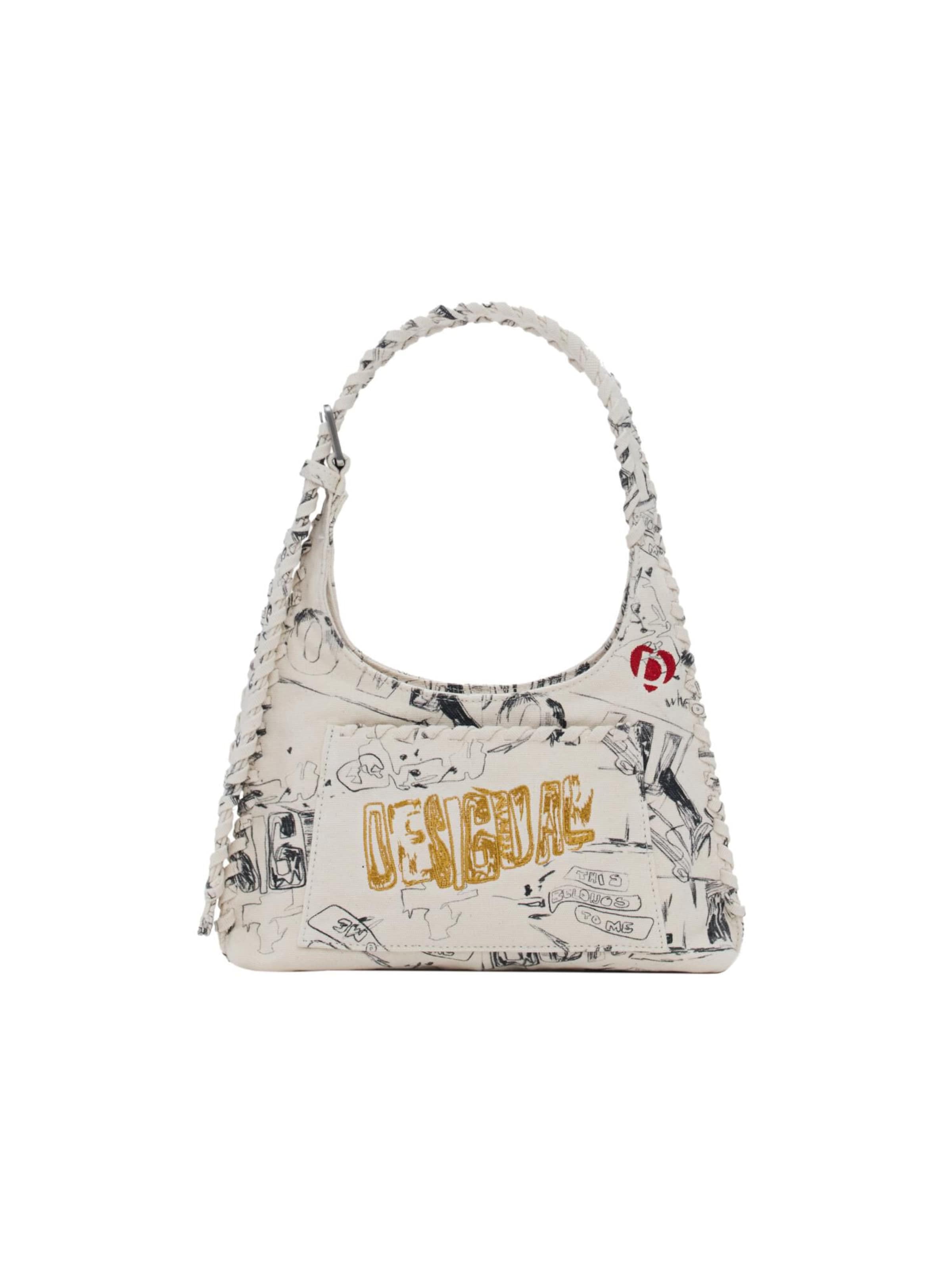 DesigualTorba za na rame - bijela boja: prednji dio