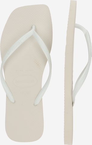 HAVAIANAS T-Bar Sandals in White