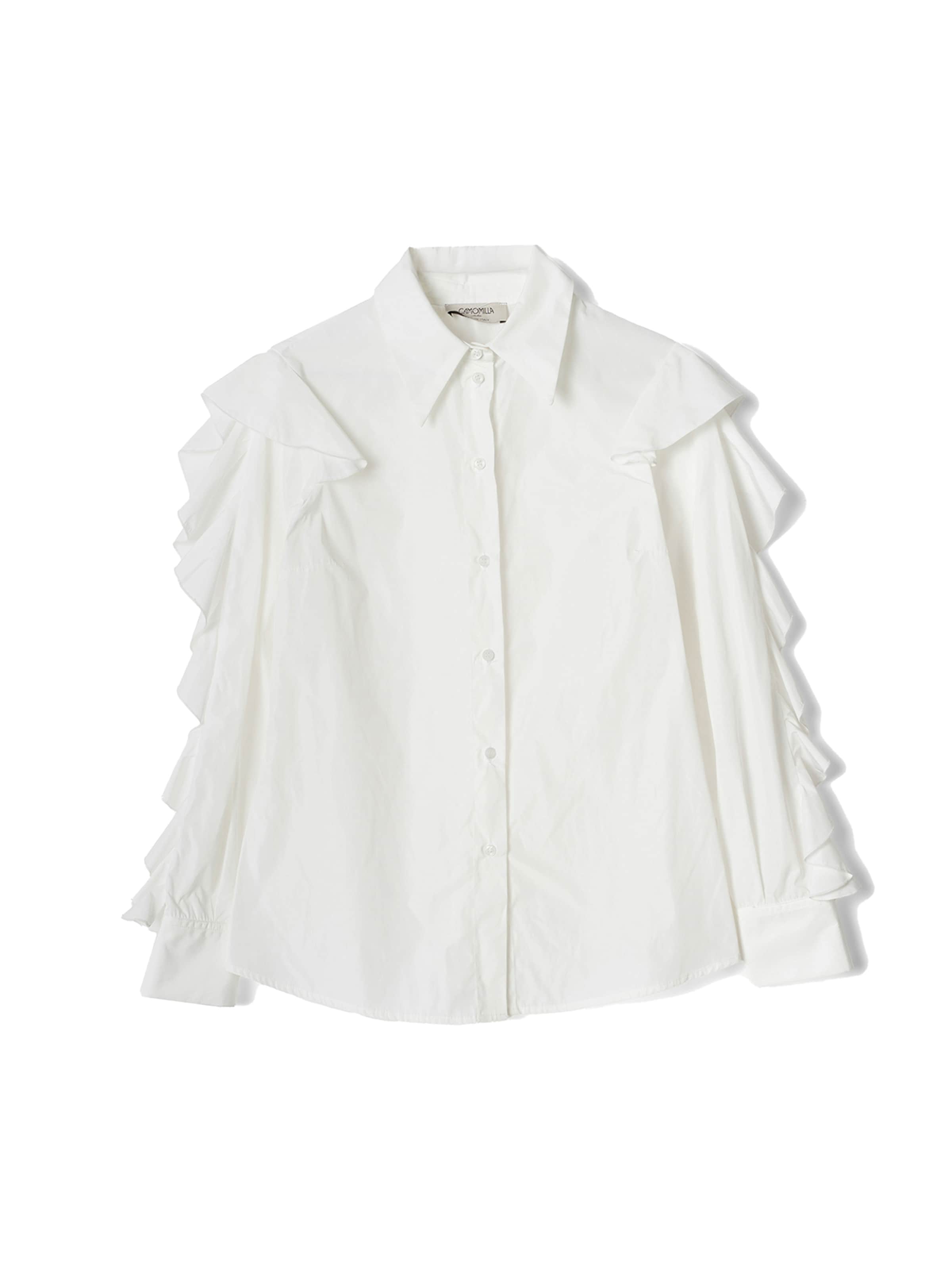 Camomilla Italia Blouse 'CAROLA' in Wit: voorkant