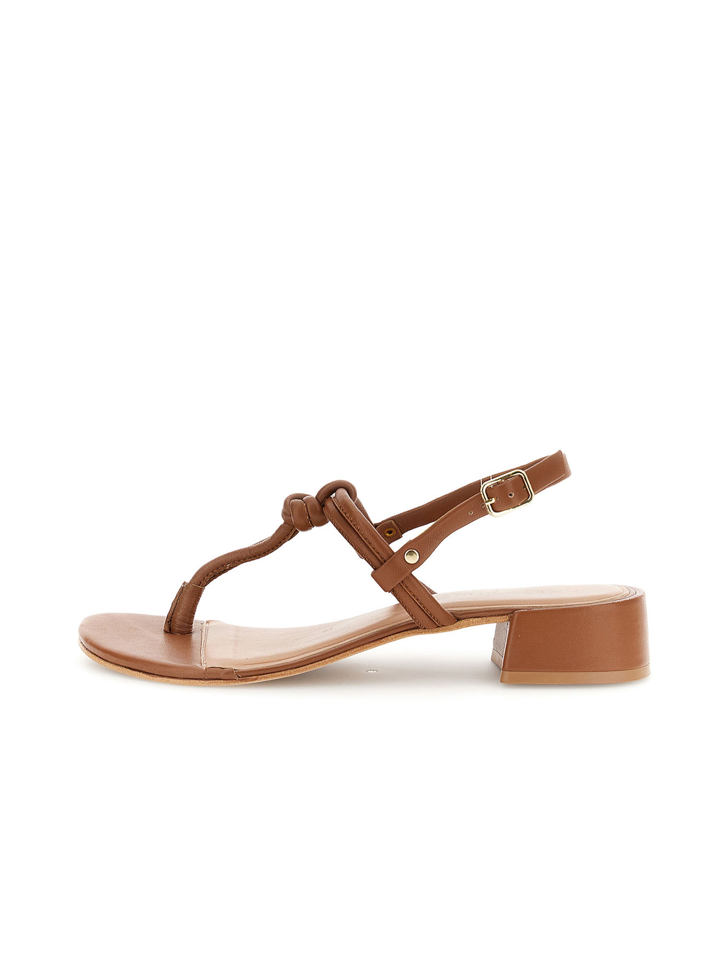 CAFè NOIR T-bar sandals in Brown
