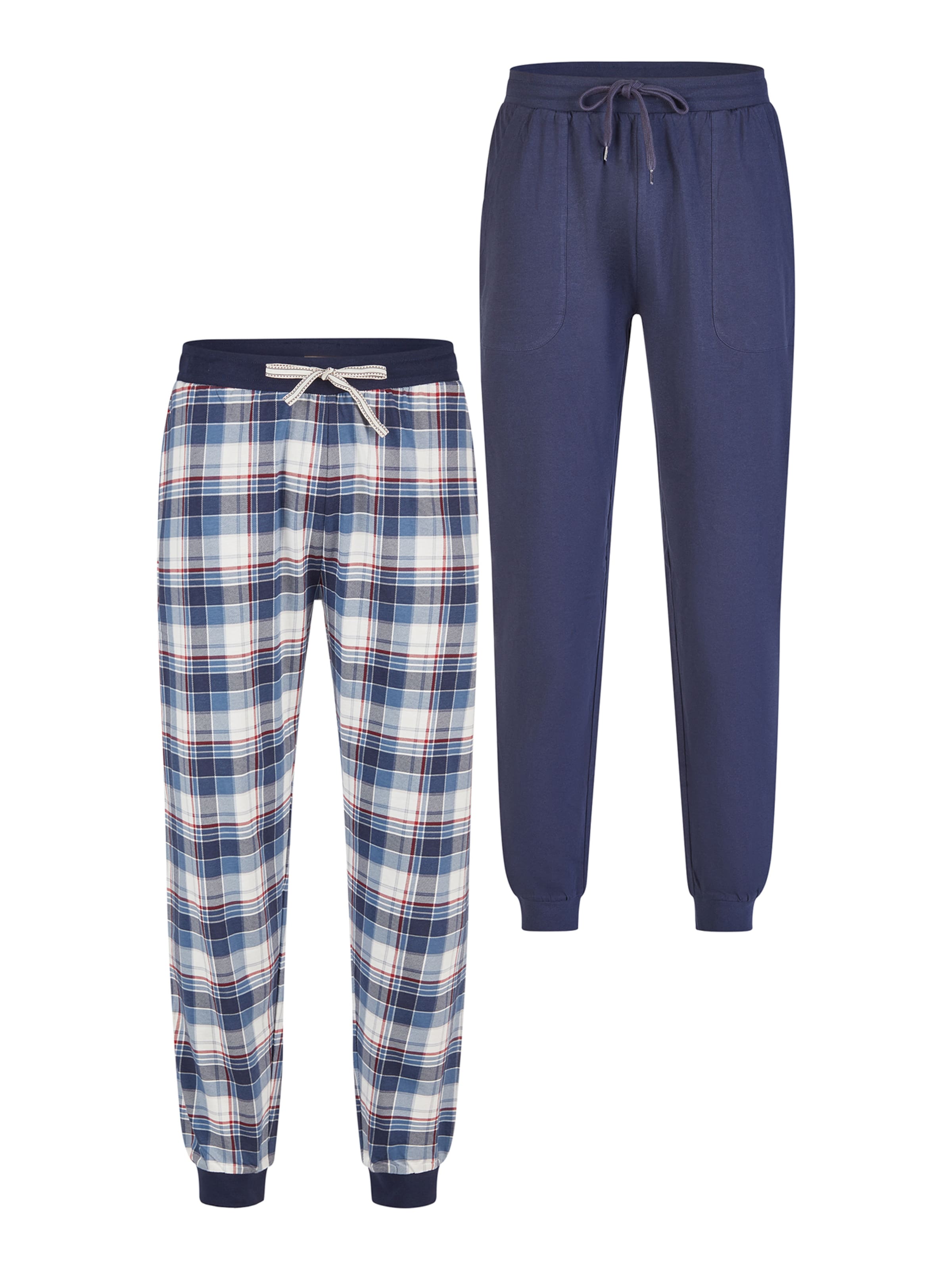 Pantalon de pyjama 'Cozy Classics' Phil & Co. Berlin en bleu : devant