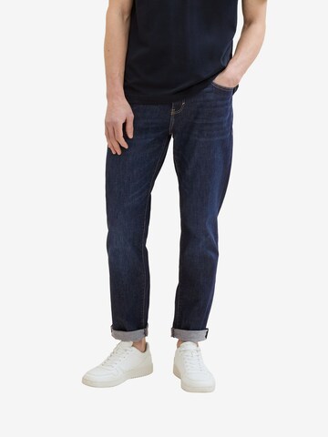 TOM TAILOR Slimfit Jeans 'Josh' in Blauw: voorkant