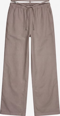 Wide leg Pantaloni 'Brunate' di Pegador in grigio: frontale
