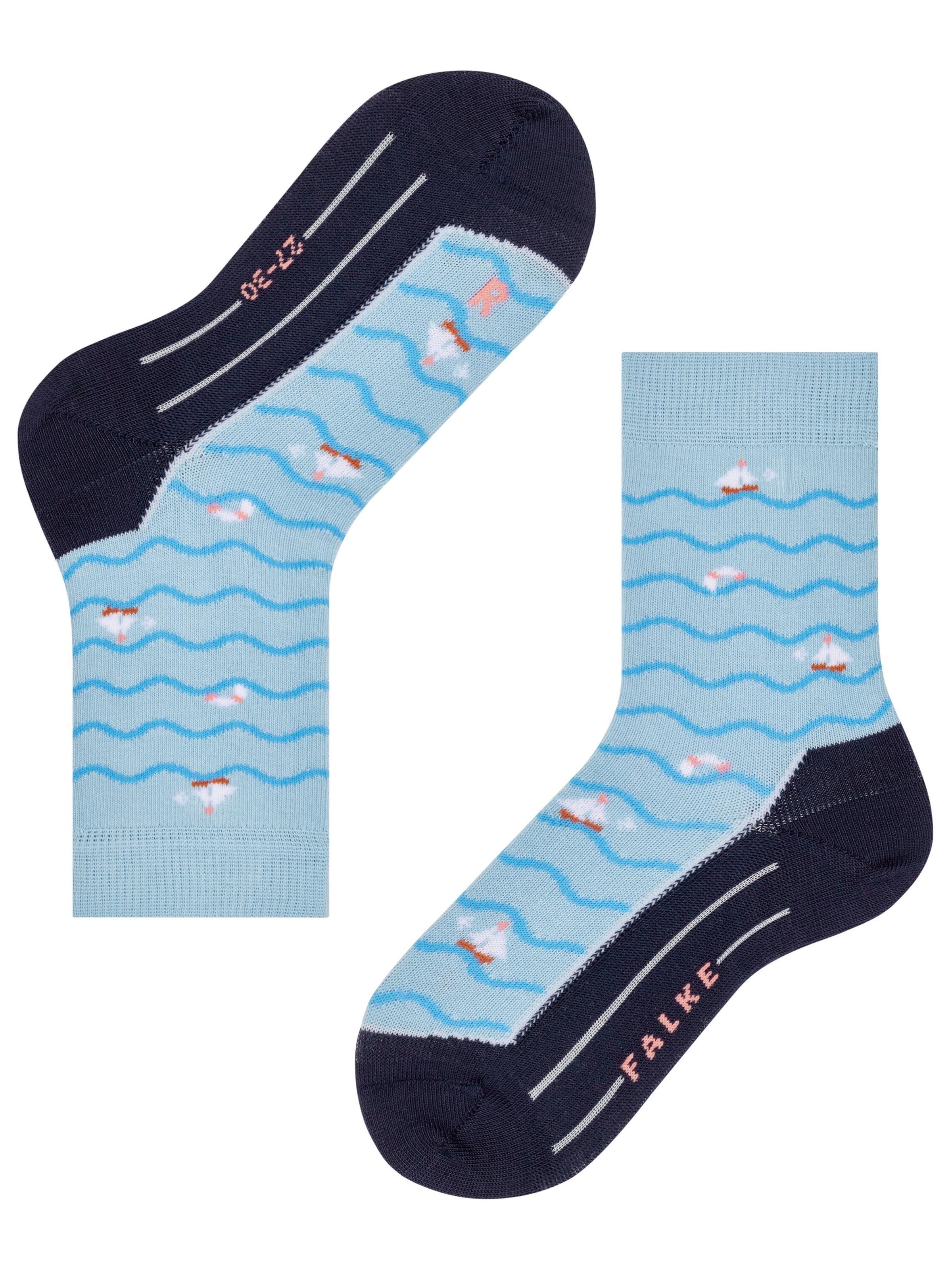 FALKE Socks 'Active Sailing Boats' in Blue