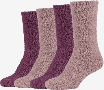 camano Socken in Lila: predná strana